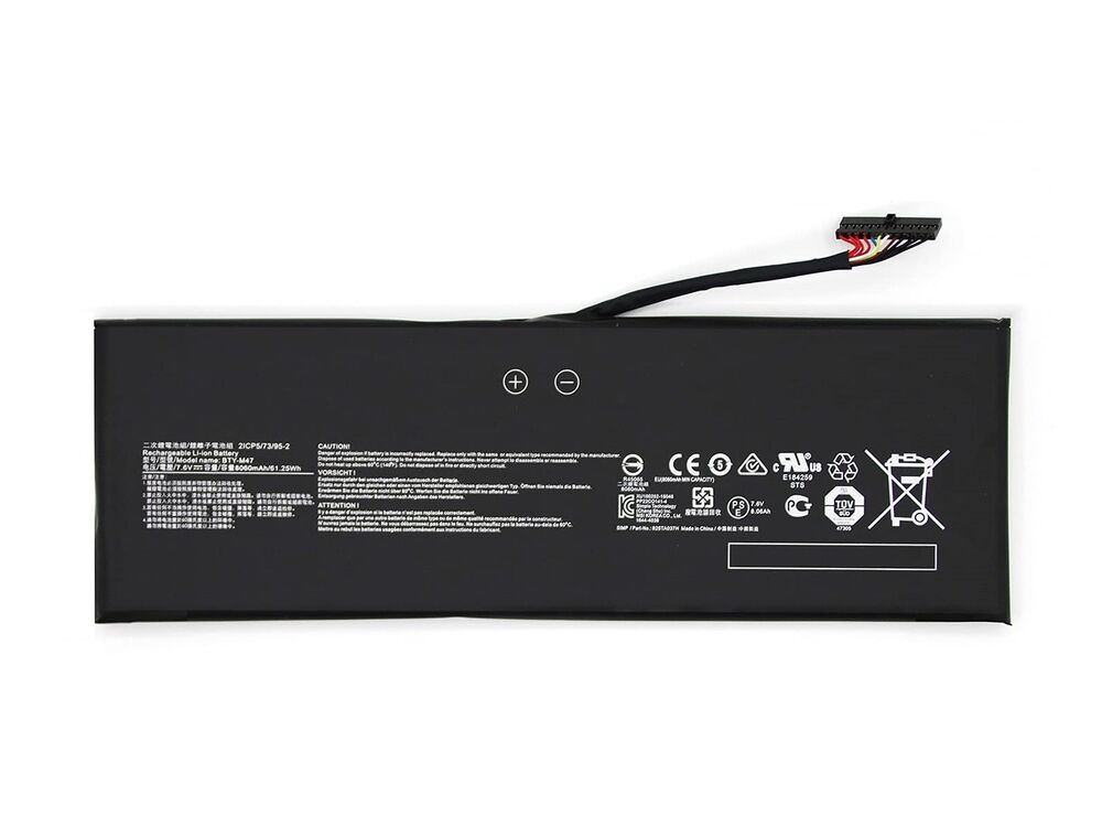 MSI GS43VR 7RE Phantom Pro RMSL-022 Uyumlu Notebook Bataryası Pili