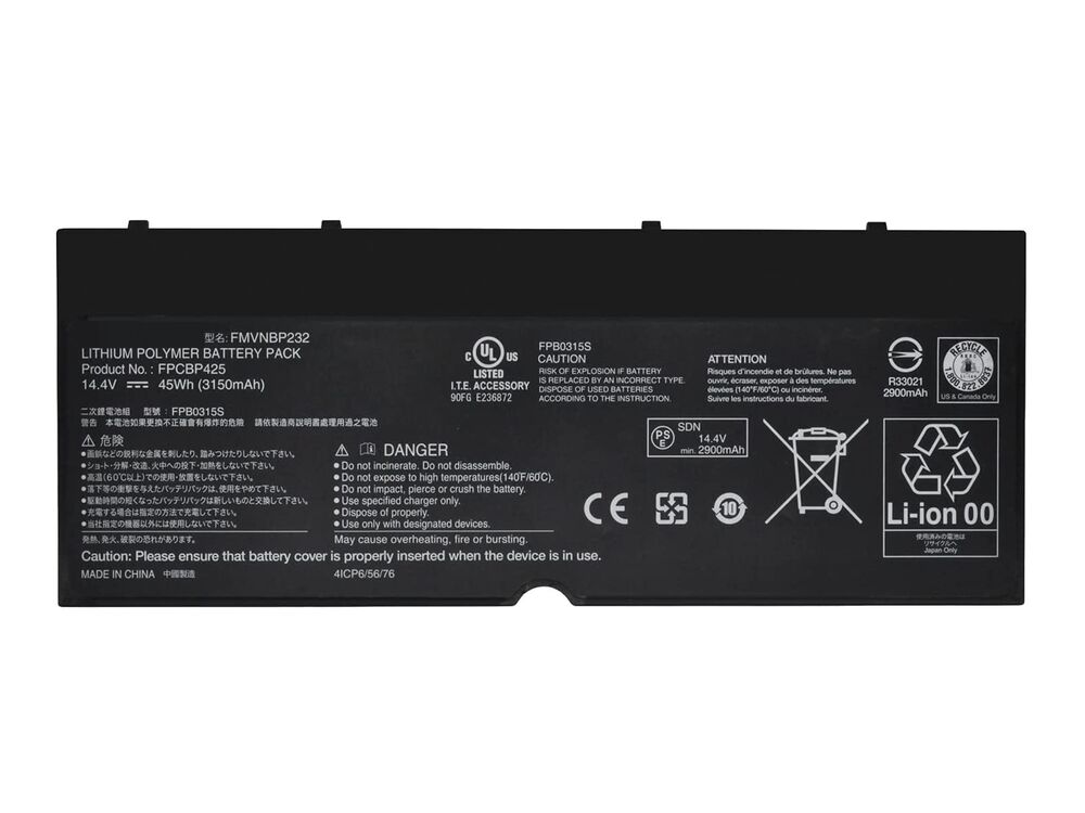 Fujitsu CP651077-02 Uyumlu Notebook Bataryası Pili
