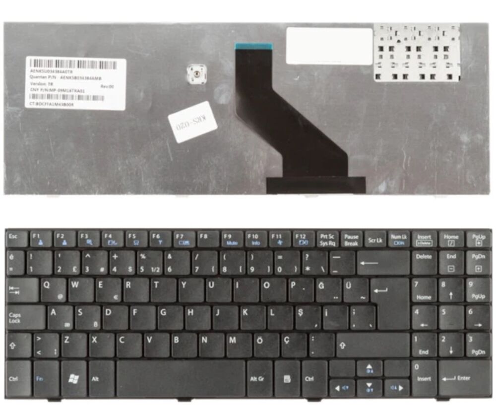 Lg A505 Uyumlu Notebook Klavyesi - Siyah - TR