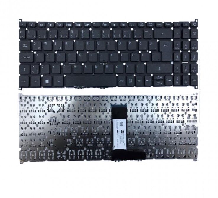 Acer Aspire A715-71 Uyumlu Notebook Klavyesi - Siyah - TR