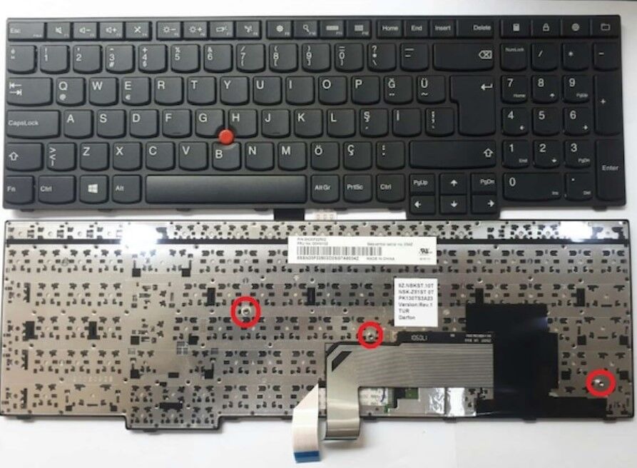 Lenovo ThinkPad E575 Uyumlu Notebook Klavyesi - Siyah - TR