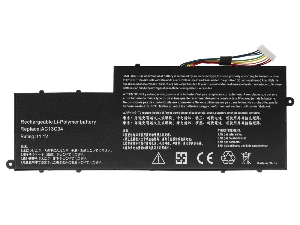 Acer Aspire V5-132, V5-132P Batarya ile Uyumlu Pil AC13C34