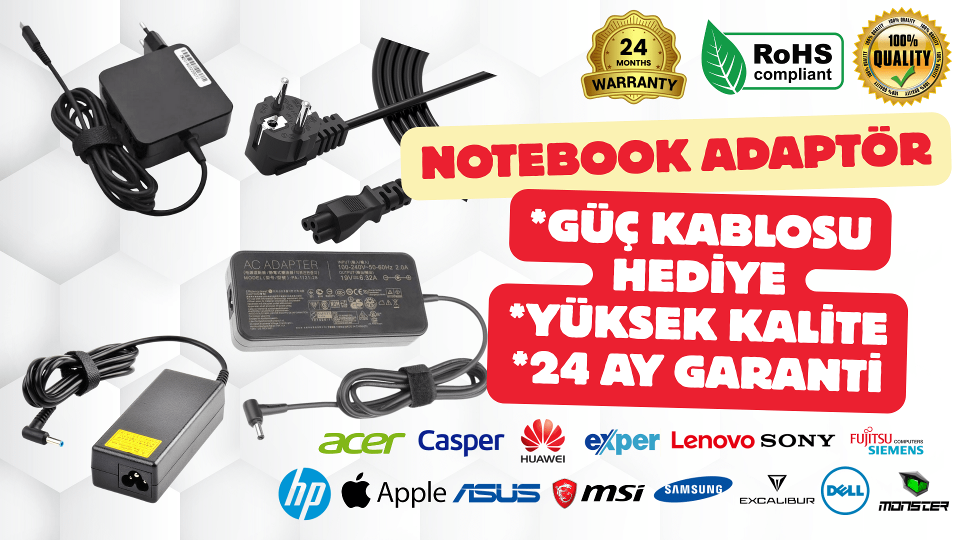 Notebook Adaptör