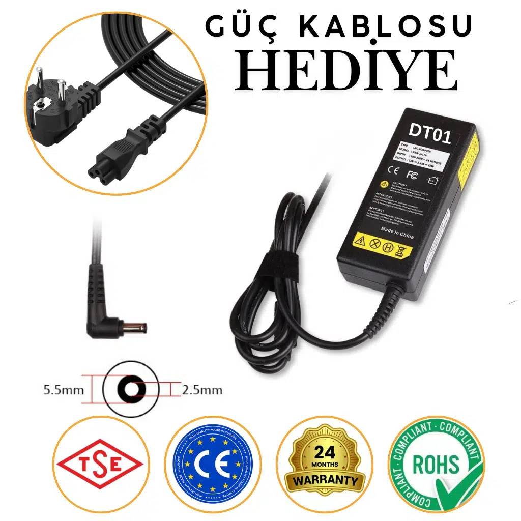 AOC 27V2H 27V2Q 24B1XHS 24B2XH Adaptör 65w