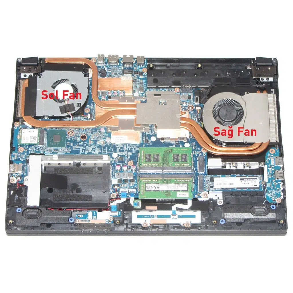 Gigabyte Gaming G5 MD ile Uyumlu Fan V2 (Sol Fan)