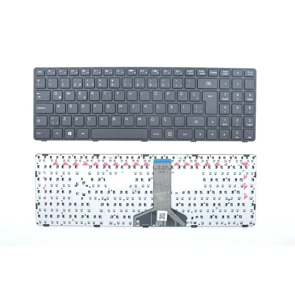Lenovo IdeaPad 100-15IBG ile Uyumlu Notebook Klavyesi- Siyah - TR