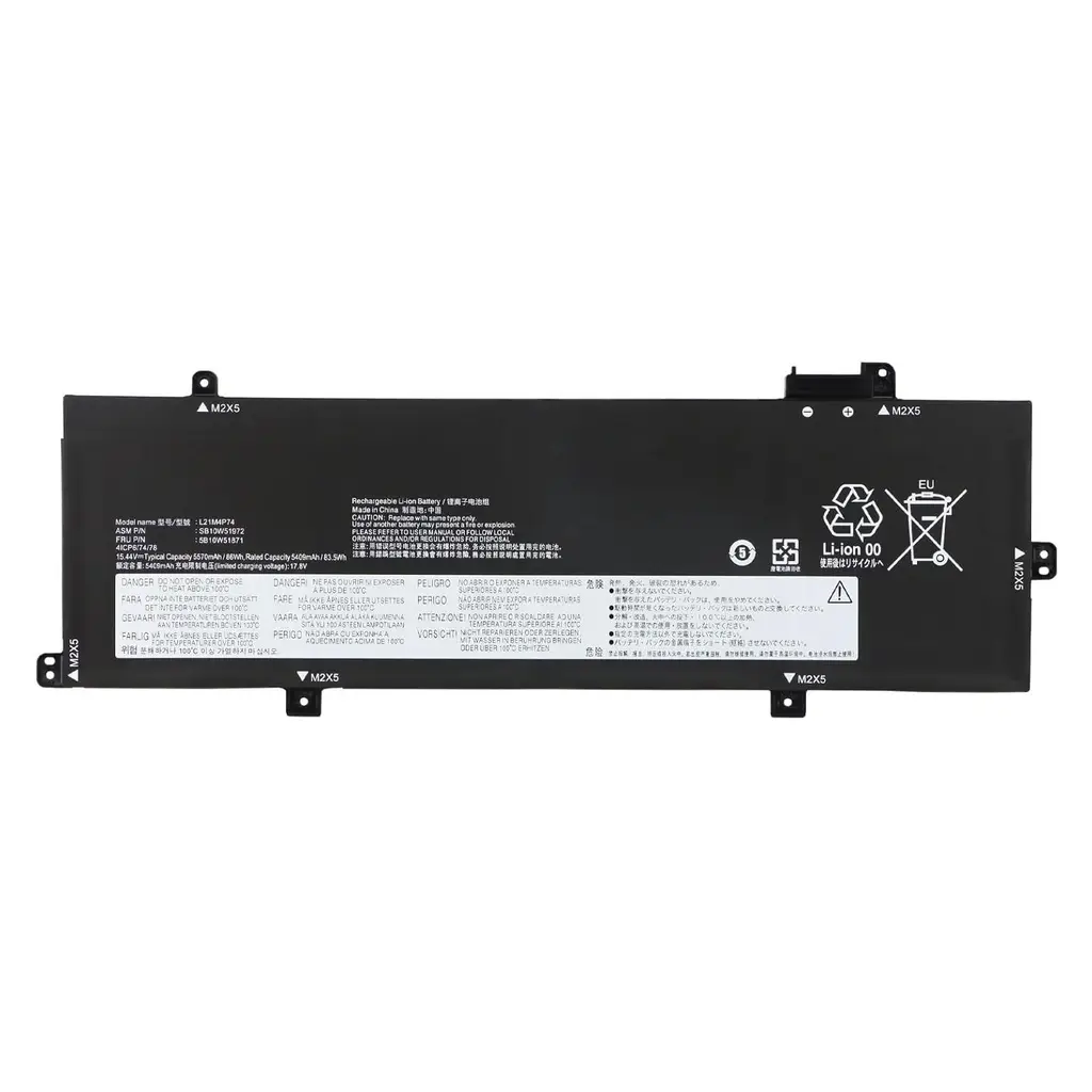 Lenovo ThinkPad P16s Gen 2 (21HL) ile Uyumlu Notebook Batarya Pili