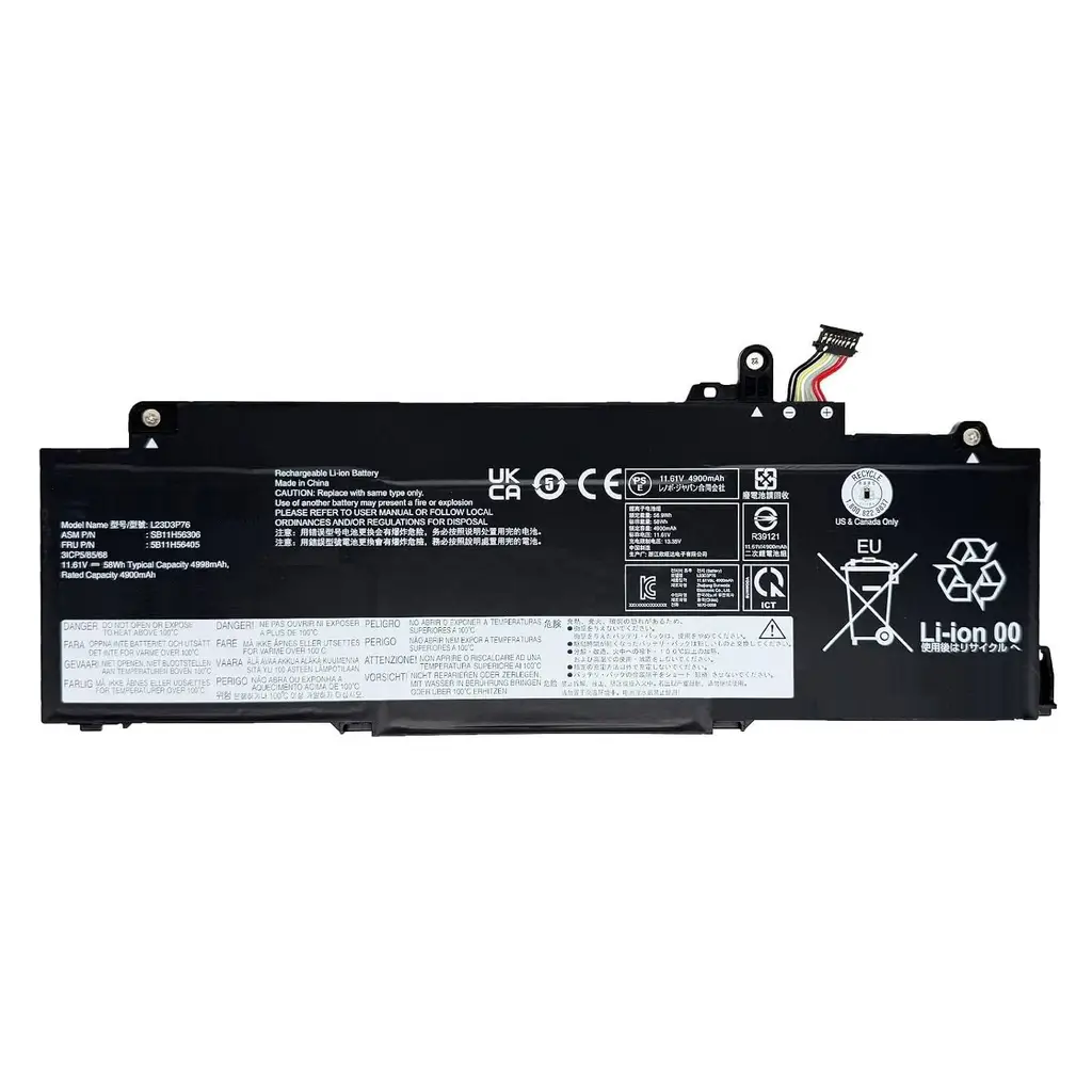 Lenovo ThinkPad T14s Gen 5 (21LT) ile Uyumlu Notebook Batarya Pili