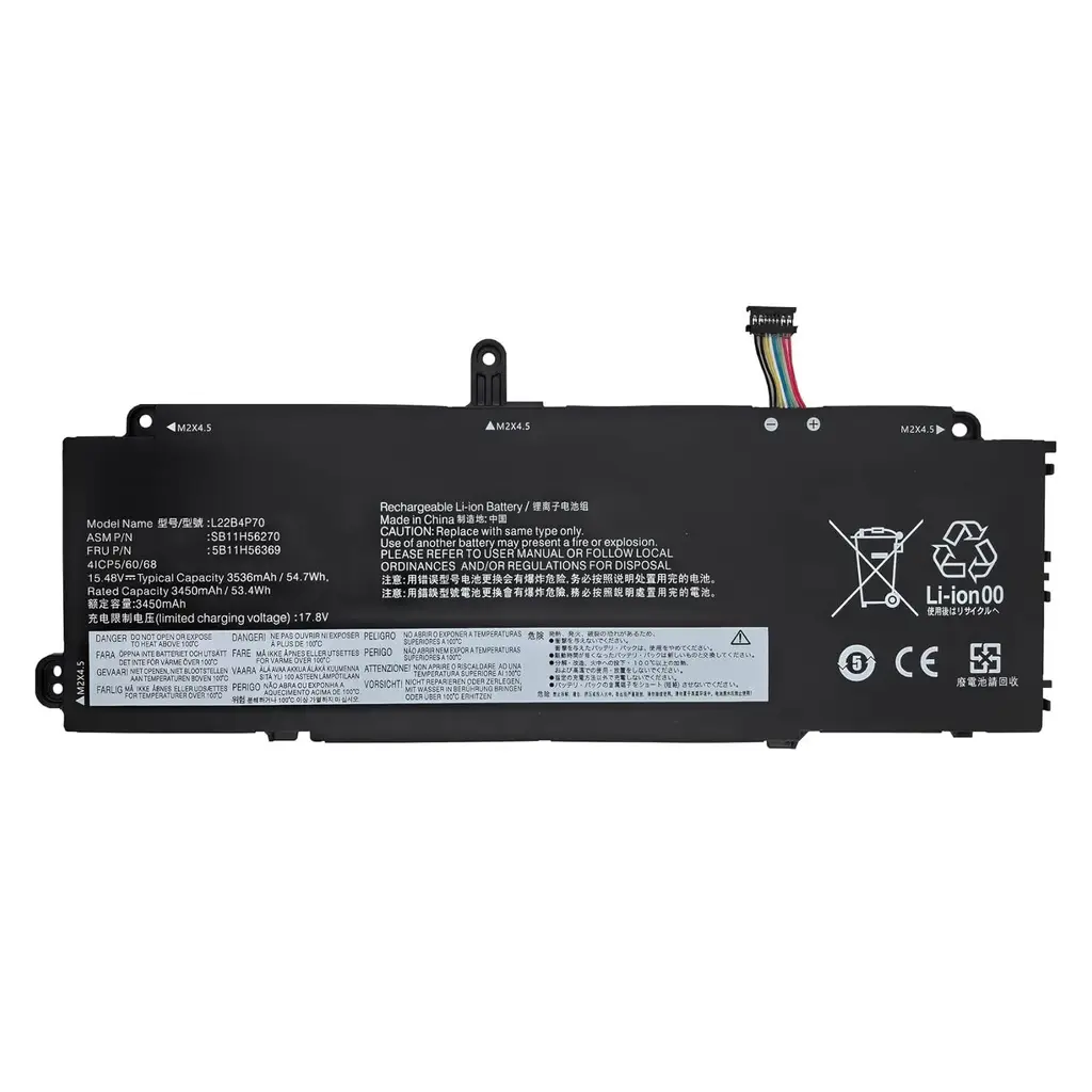 Lenovo ThinkPad X13 Yoga Gen 4 (21F2 / 21F3) ile Uyumlu Notebook Batarya Pili