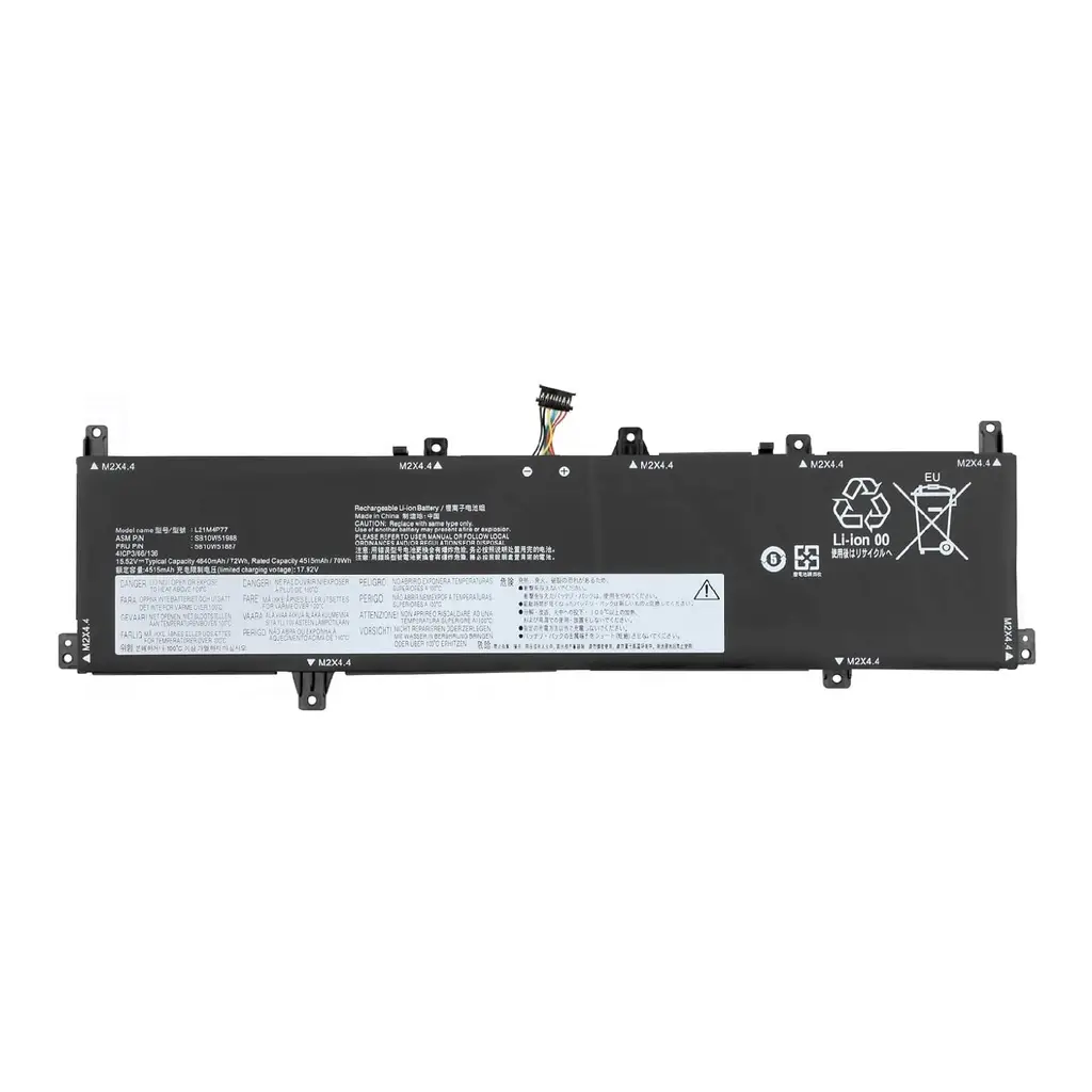 Lenovo ThinkPad Z16 Gen 1 L21M4P77 ile Uyumlu Notebook Batarya Pili