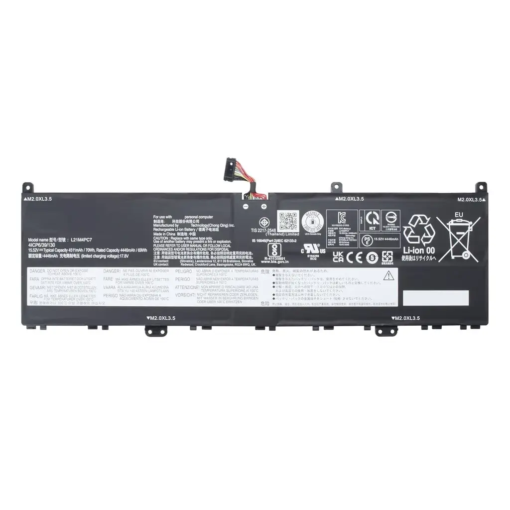 Lenovo Yoga Pro 14s 2022 ile Uyumlu Notebook Batarya Pili