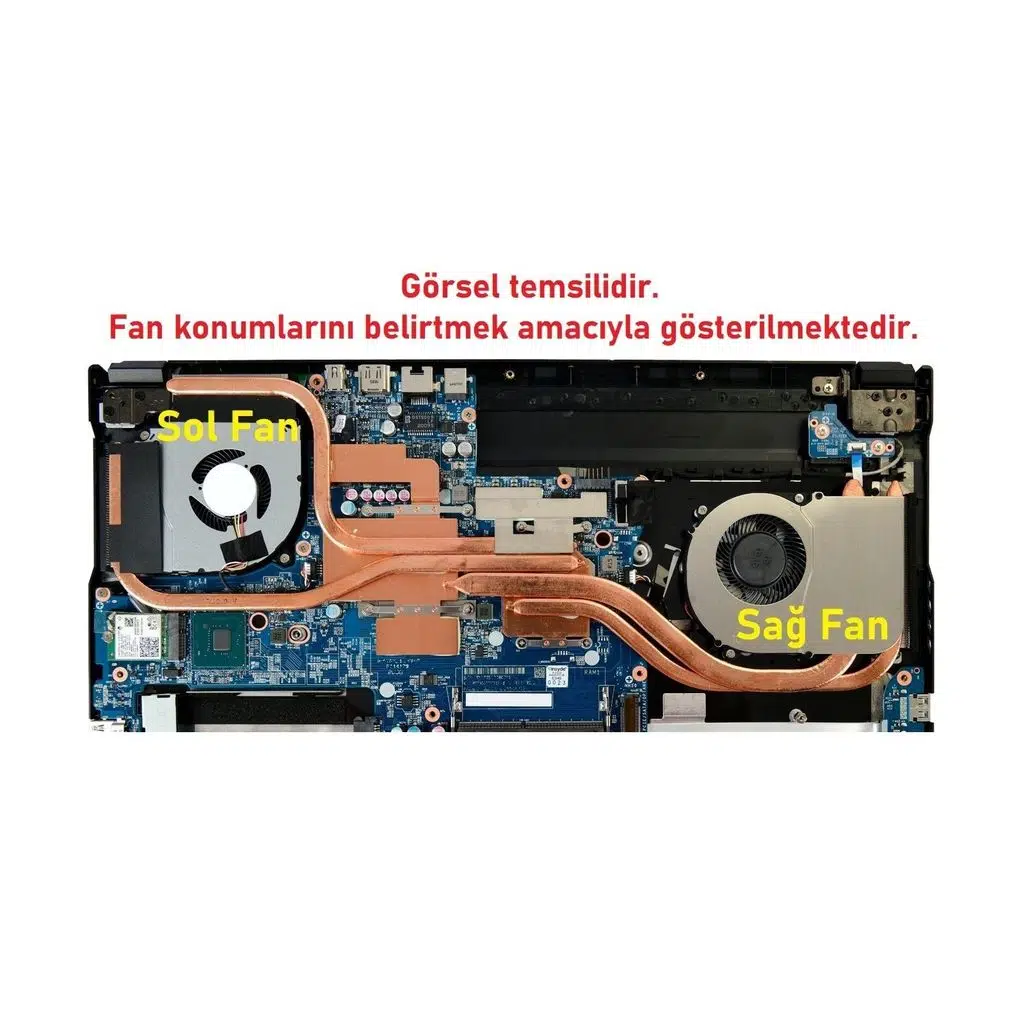 Monster Abra A5 V16.6.9 ile Uyumlu Fan V2 (Sol Fan)