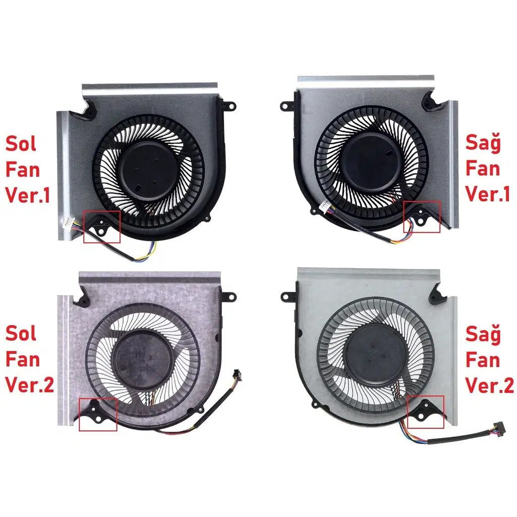 MSI GE66 Raider 12UHS Sağ Fan V2