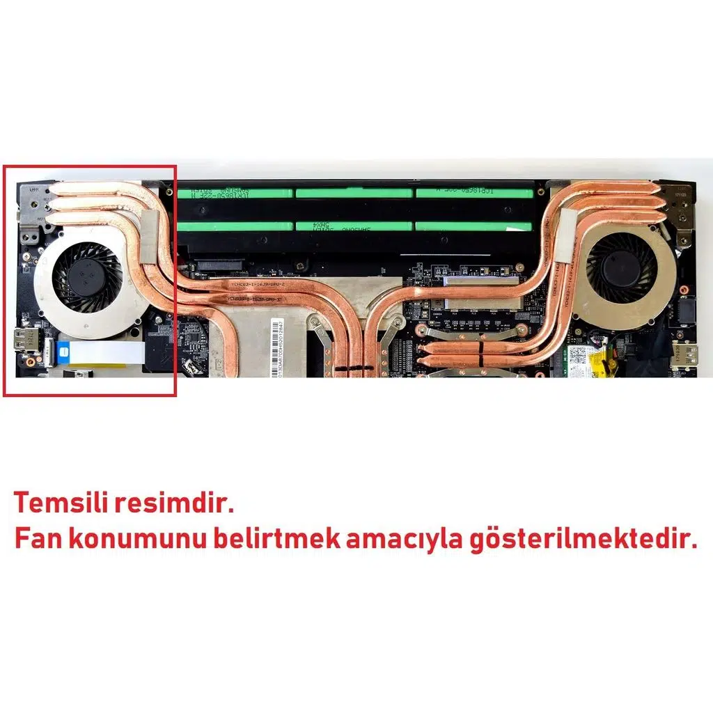 MSI GF62 8RD ile Uyumlu Fan SOL