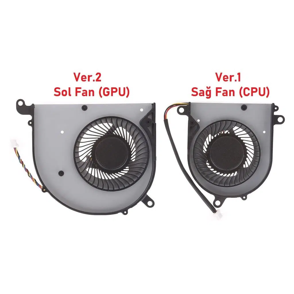 MSI Modern 15 A11SBU ile Uyumlu Fan V1 Sağ Fan (CPU Fan)