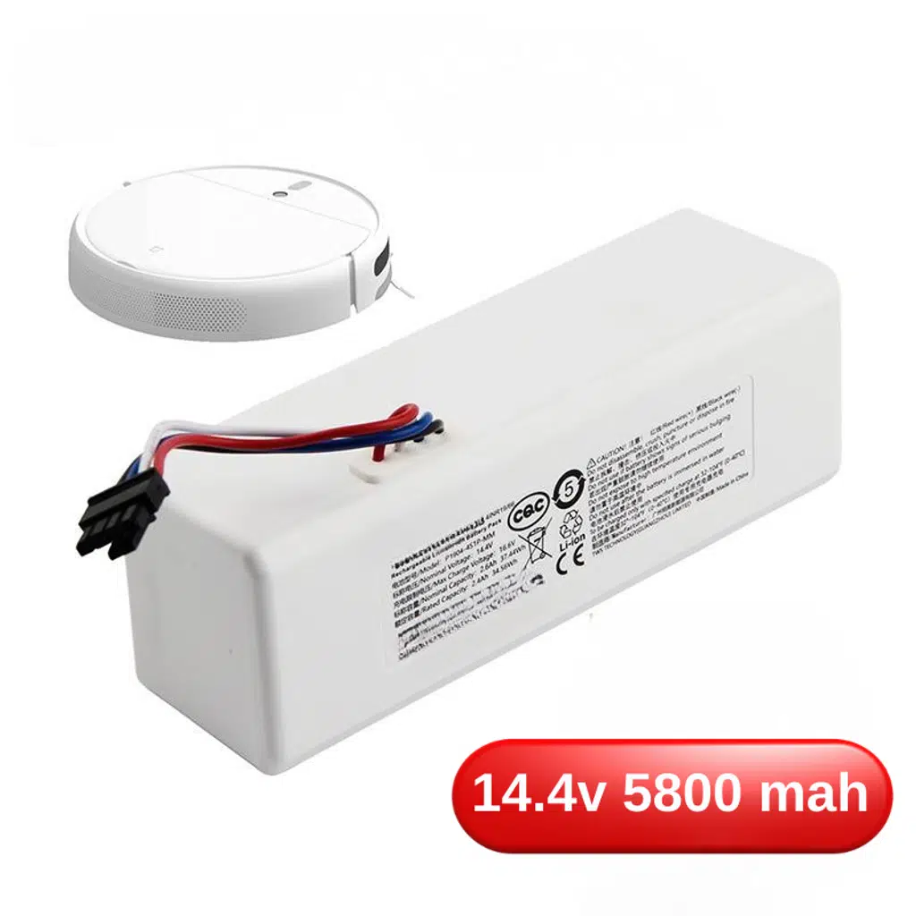 Tnl Xiaomi Mi Vacuum Mop 1c 2in1 Akıllı Robot Süpürge Için Batarya 14.8V 5800MAH Pil